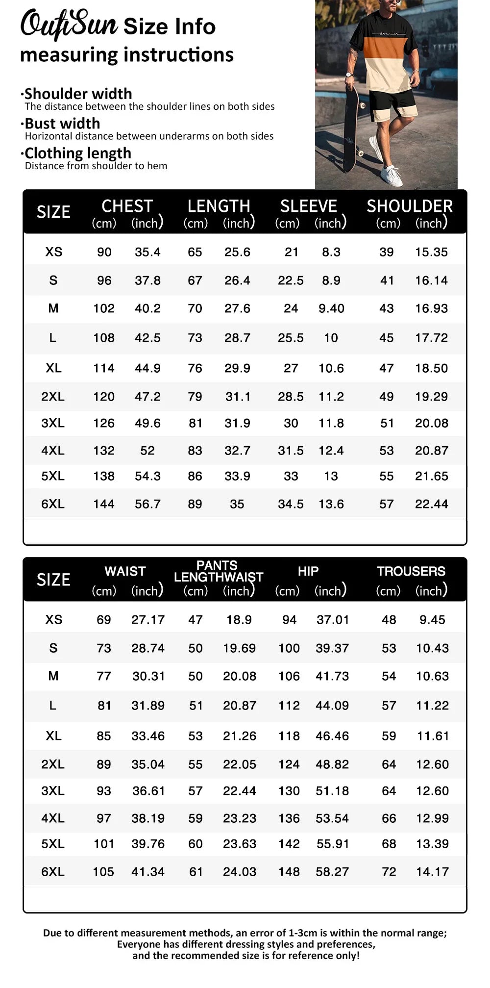 Men's sports suit, casual suit, fashionable letter printed round neck short sleeved T-shirt, men's loose drawstring pocket short