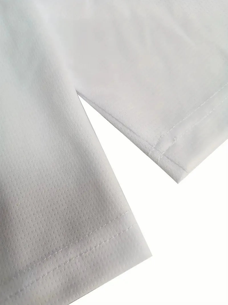 Men's sports suit, casual suit, fashionable letter printed round neck short sleeved T-shirt, men's loose drawstring pocket short