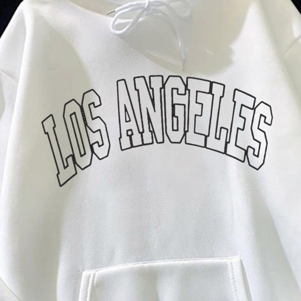 Women Hoodie Hooded Drawstring Loose Pullover Spring Hoodie Sweatshirt for Daily Wear Female Clothing Streetwear