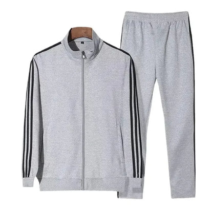 Casual Sportswear Couple Set Men's Sweatpants Women's Ankle Trousers Three Pieces Sport Suit Trendy Brand Origin China