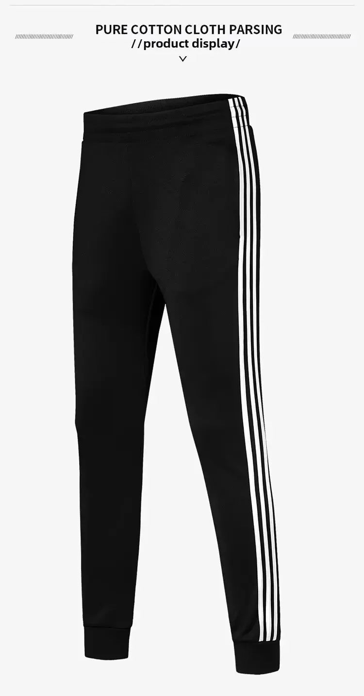Casual Sportswear Couple Set Men's Sweatpants Women's Ankle Trousers Three Pieces Sport Suit Trendy Brand Origin China