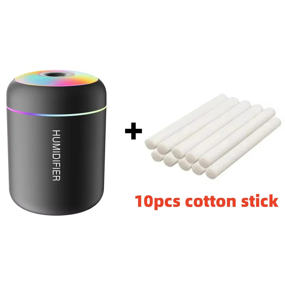 180ML Mini Air Humidifier USB Electric Aroma Diffuser Essential Oil Mist Maker Lights For Car Home Bedroom