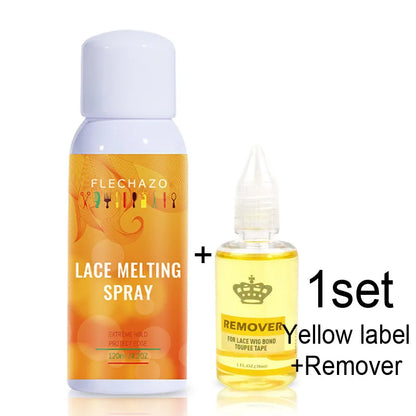 Glueless Wig Install Lace Melting Spray 1-2 Packs Edges Lay Down Lace Melt Strong Secure Hold Spray Home Or Travel Easy To Use