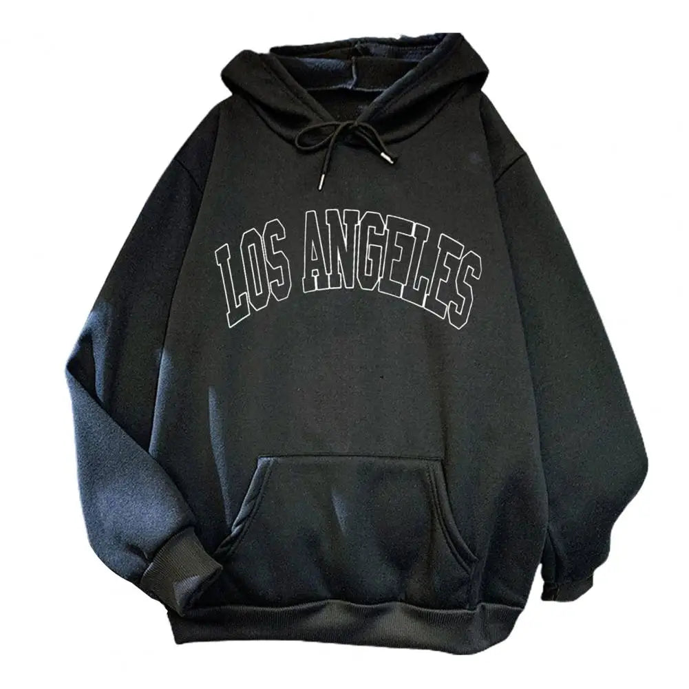 Women Hoodie Hooded Drawstring Loose Pullover Spring Hoodie Sweatshirt for Daily Wear Female Clothing Streetwear