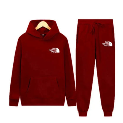 2025 Autumn New print Men's Women Fashion Casual Tracksuits Outdoor Fitness Jogging Hooded Sets Sports Luxury Hoodie+Pants Suit