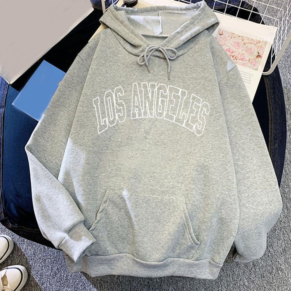 Women Hoodie Hooded Drawstring Loose Pullover Spring Hoodie Sweatshirt for Daily Wear Female Clothing Streetwear