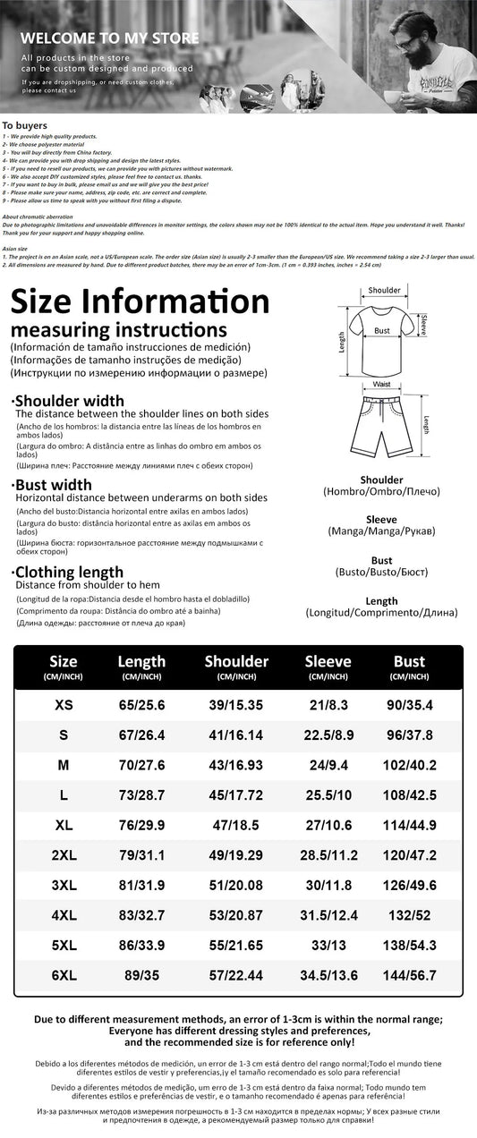 2-piece Vintage Printed Men's Short Sleeve Shorts Set Summer Casual Everyday Men's T-shirt Outdoor Sports Men's Beach Shorts