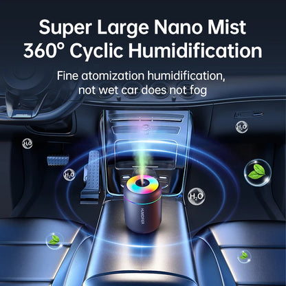 180ML Mini Air Humidifier USB Electric Aroma Diffuser Essential Oil Mist Maker Lights For Car Home Bedroom