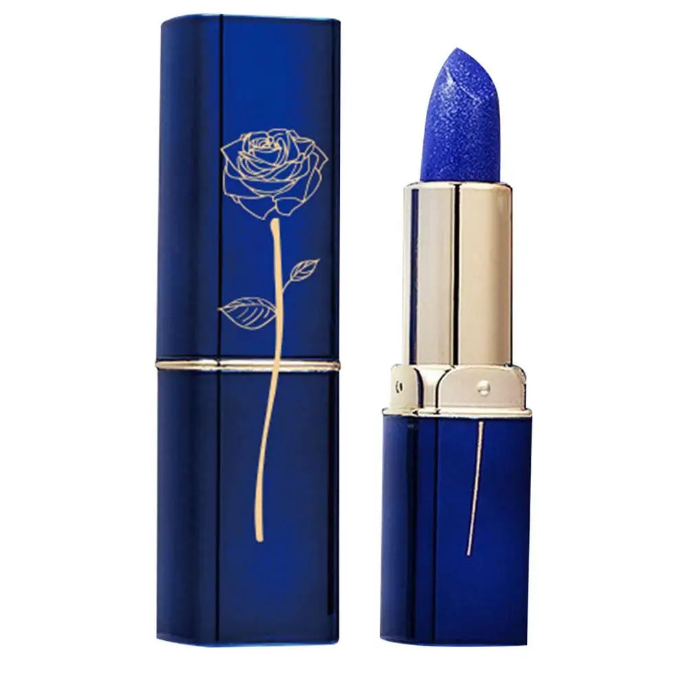 Color Changing Lipstick Magical Blue Lipstick Color Change Lipstick Moisturizing Non-stick Cup Waterproof Lip Gloss For Women