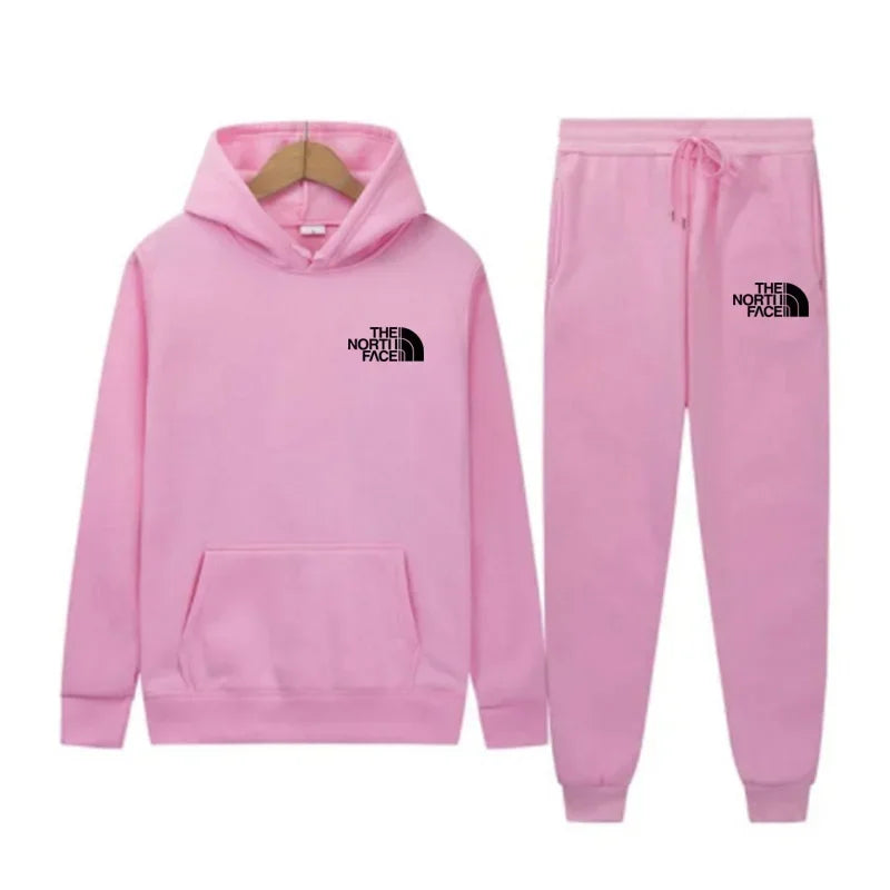 2025 Autumn New print Men's Women Fashion Casual Tracksuits Outdoor Fitness Jogging Hooded Sets Sports Luxury Hoodie+Pants Suit