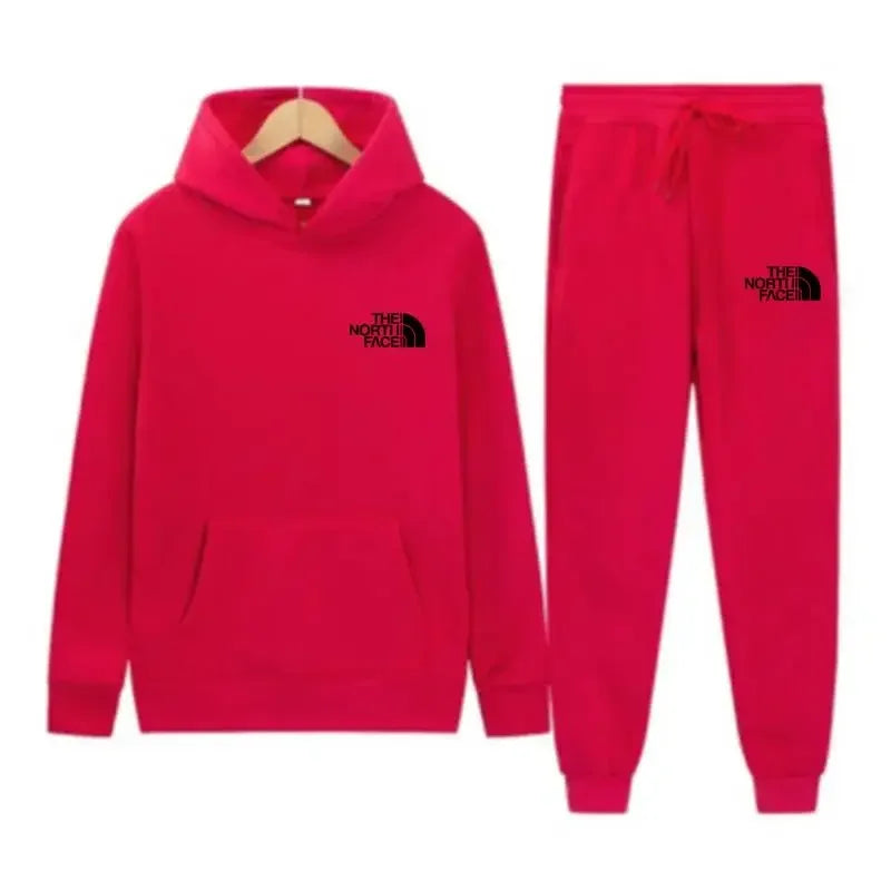 2025 Autumn New print Men's Women Fashion Casual Tracksuits Outdoor Fitness Jogging Hooded Sets Sports Luxury Hoodie+Pants Suit