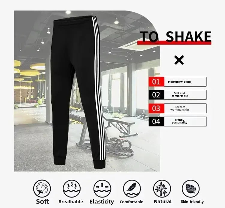 Casual Sportswear Couple Set Men's Sweatpants Women's Ankle Trousers Three Pieces Sport Suit Trendy Brand Origin China