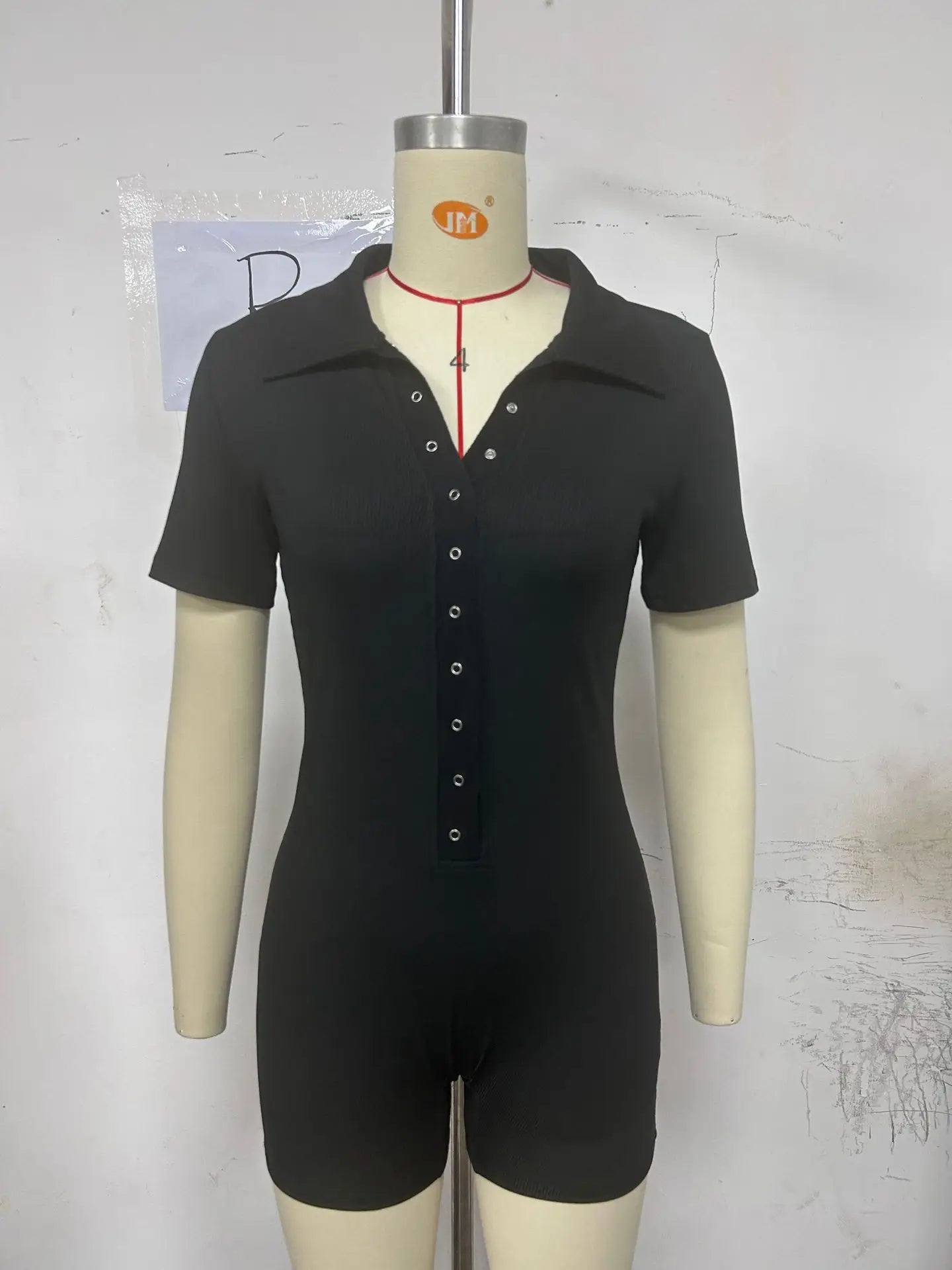 Women's Yoga Jumpsuit Ribbed V-Neck Stretch Waist Sports Jumpsuit Solid Color Sheath Bodycon Playsuits Rompers High Waist