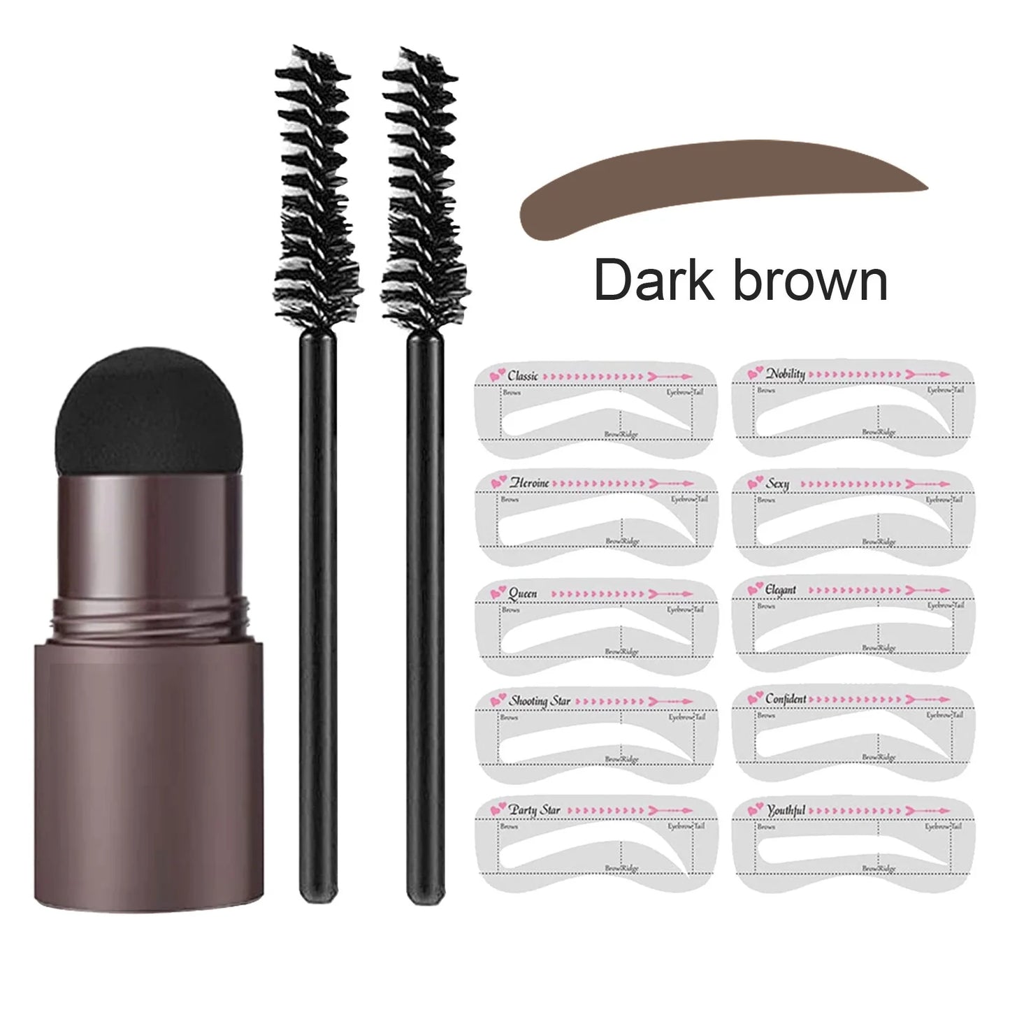 makeup products Eyebrow Stamp Shaping Kit Set maquiagem Hairline Enhance Make-up for women 화장품 maquillage femme