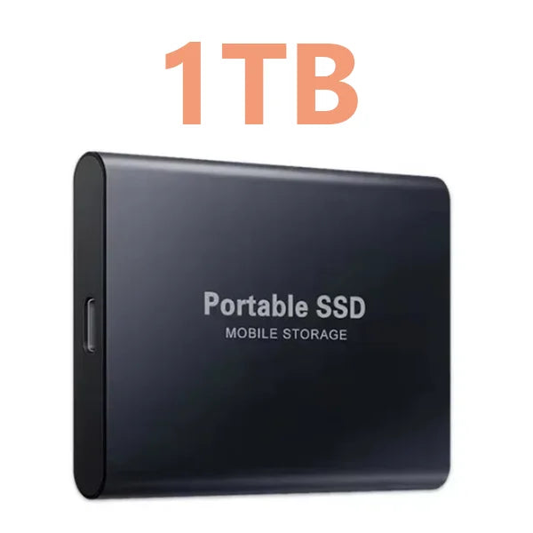 New Portable Hard Drive 1TB 2TB 4TB Solid Disk High Speed External Hard Disk USB3.1 Type-C Solid State Drive for PC/Phone/Loptop