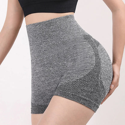 Ladies Yoga Shorts High Waist Workout Fitness Shorts Breathable Lift Butt Fitness Gym Running Women Short Pants