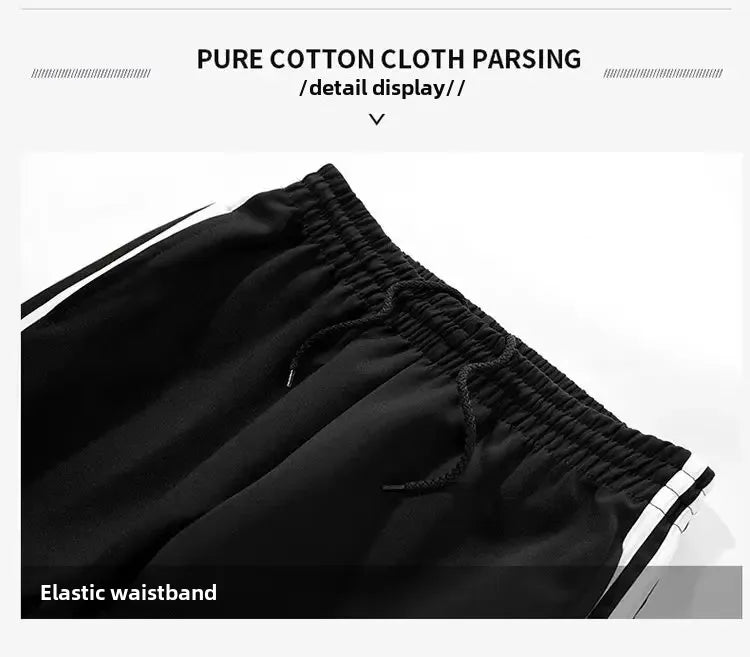 Casual Sportswear Couple Set Men's Sweatpants Women's Ankle Trousers Three Pieces Sport Suit Trendy Brand Origin China