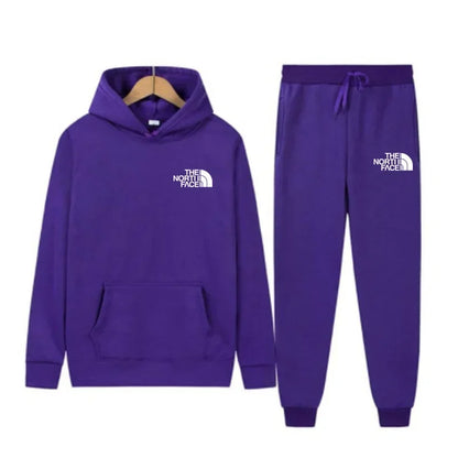 2025 Autumn New print Men's Women Fashion Casual Tracksuits Outdoor Fitness Jogging Hooded Sets Sports Luxury Hoodie+Pants Suit