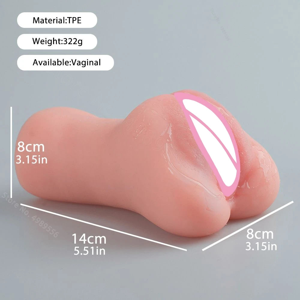 Realistic Vagina 18+ 3D Silicone Pussy For Man Male Masturbation For Man Realistic Rubber Vagina Anus Adults Sexy Toys For Men
