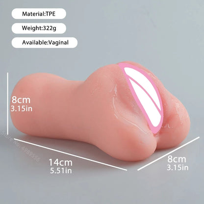 Realistic Vagina 18+ 3D Silicone Pussy For Man Male Masturbation For Man Realistic Rubber Vagina Anus Adults Sexy Toys For Men