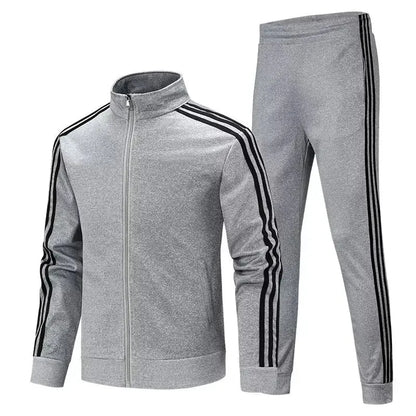 Casual Sportswear Couple Set Men's Sweatpants Women's Ankle Trousers Three Pieces Sport Suit Trendy Brand Origin China