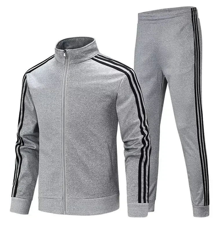 Casual Sportswear Couple Set Men's Sweatpants Women's Ankle Trousers Three Pieces Sport Suit Trendy Brand Origin China