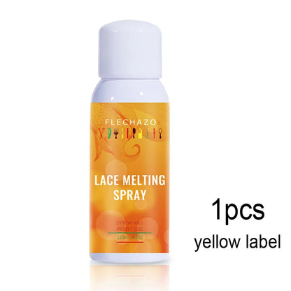 Glueless Wig Install Lace Melting Spray 1-2 Packs Edges Lay Down Lace Melt Strong Secure Hold Spray Home Or Travel Easy To Use