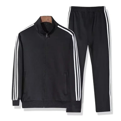 Casual Sportswear Couple Set Men's Sweatpants Women's Ankle Trousers Three Pieces Sport Suit Trendy Brand Origin China
