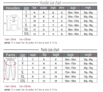 Autumn and winter men's clothing brand fashion fitness jogging sports suit casual crewneck hoodie + sweatpants two-piece set