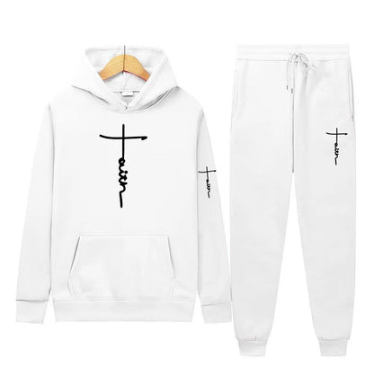 Men's Hooded Sports Suit Sweater Set Warm Outfit for Spring Autumn Winter Brand Low Price Sale 2024  S-3XL