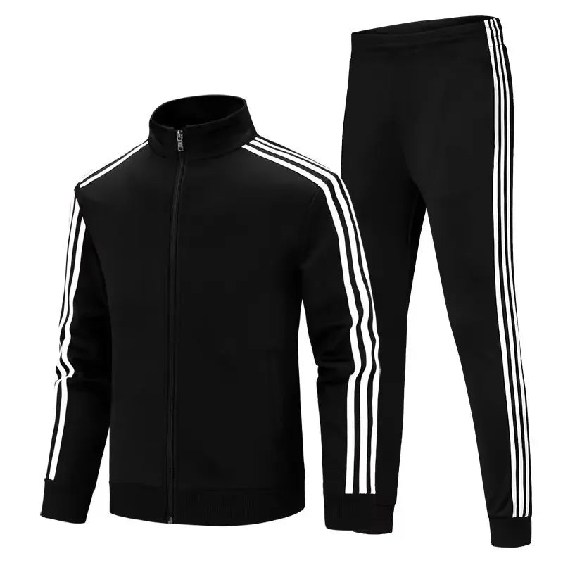 Casual Sportswear Couple Set Men's Sweatpants Women's Ankle Trousers Three Pieces Sport Suit Trendy Brand Origin China