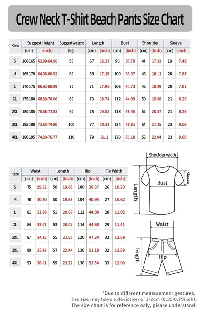 YUHA,Summer Men's Clothing T Shirt Sets 3D Terrible Skeleton Print Casual Shorts Tracksuit Male 2 Piece Suit Newest Short Sleev
