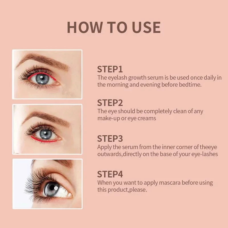 7-day eyelash growth essence natural curl long beauty and health roll