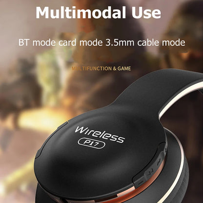 Earphone Bluetooth Headphones Over Ear Stereo Wireless Headset Soft Leather Earmuffs Built-in Mic for PC Cell Phones Tablet Gift