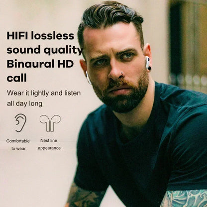 Pro 6 TWS Bluetooth Earphones High quality gaming headset Wireless Noise Cancelling Headset with Mic Earbuds for iPhone Android