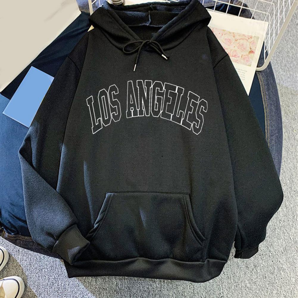Women Hoodie Hooded Drawstring Loose Pullover Spring Hoodie Sweatshirt for Daily Wear Female Clothing Streetwear