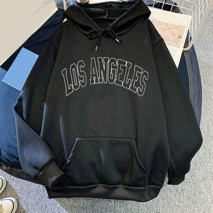 Women Hoodie Hooded Drawstring Loose Pullover Spring Hoodie Sweatshirt for Daily Wear Female Clothing Streetwear