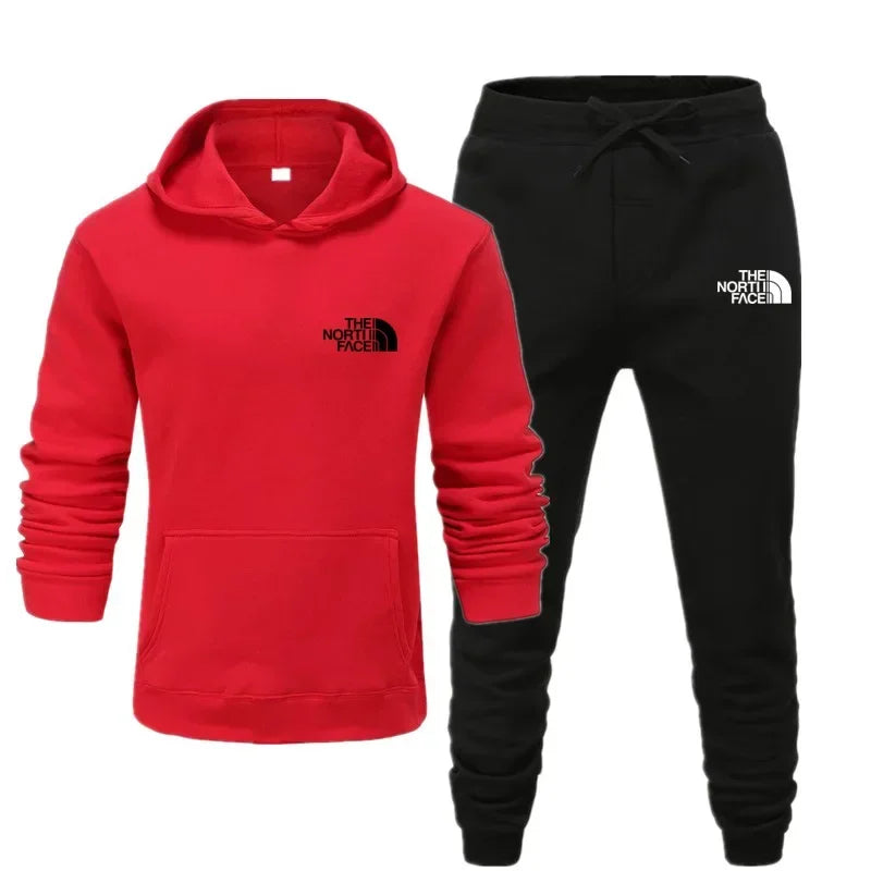 2025 Autumn New print Men's Women Fashion Casual Tracksuits Outdoor Fitness Jogging Hooded Sets Sports Luxury Hoodie+Pants Suit