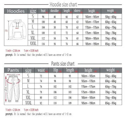 2025 Autumn New print Men's Women Fashion Casual Tracksuits Outdoor Fitness Jogging Hooded Sets Sports Luxury Hoodie+Pants Suit