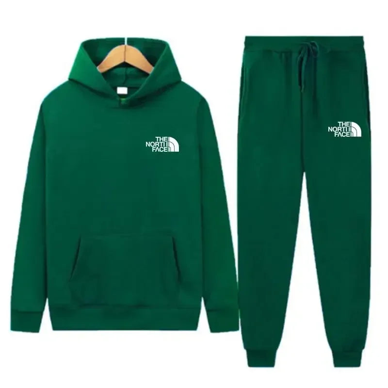 2025 Autumn New print Men's Women Fashion Casual Tracksuits Outdoor Fitness Jogging Hooded Sets Sports Luxury Hoodie+Pants Suit