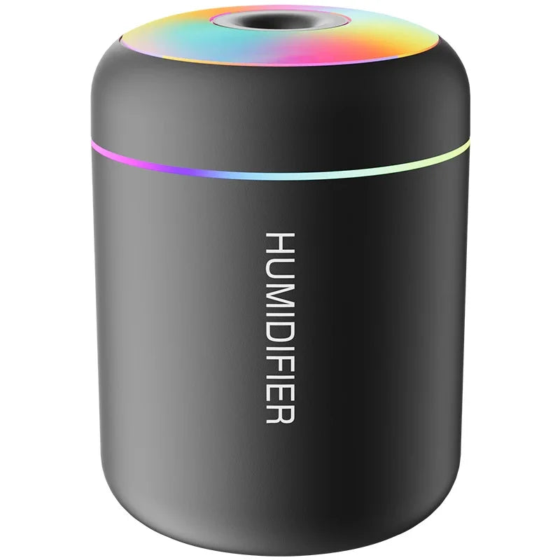 180ML Mini Air Humidifier USB Electric Aroma Diffuser Essential Oil Mist Maker Lights For Car Home Bedroom
