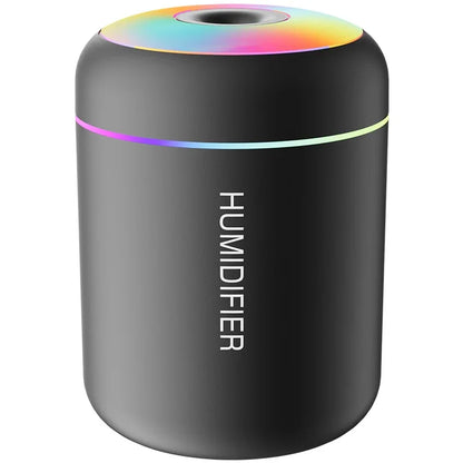 180ML Mini Air Humidifier USB Electric Aroma Diffuser Essential Oil Mist Maker Lights For Car Home Bedroom