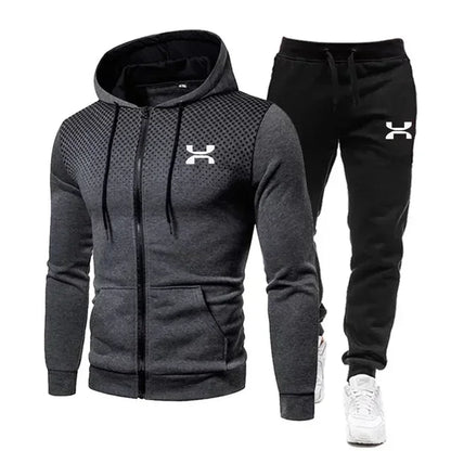 2024 Fashion Tracksuit For Men Hoodie Fitness Gym Clothing Men Running Set Sportswear Jogger Men's Tracksuit Winter Suit Sports