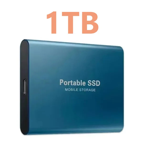 New Portable Hard Drive 1TB 2TB 4TB Solid Disk High Speed External Hard Disk USB3.1 Type-C Solid State Drive for PC/Phone/Loptop