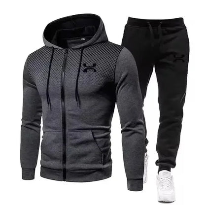 2024 Fashion Tracksuit For Men Hoodie Fitness Gym Clothing Men Running Set Sportswear Jogger Men's Tracksuit Winter Suit Sports