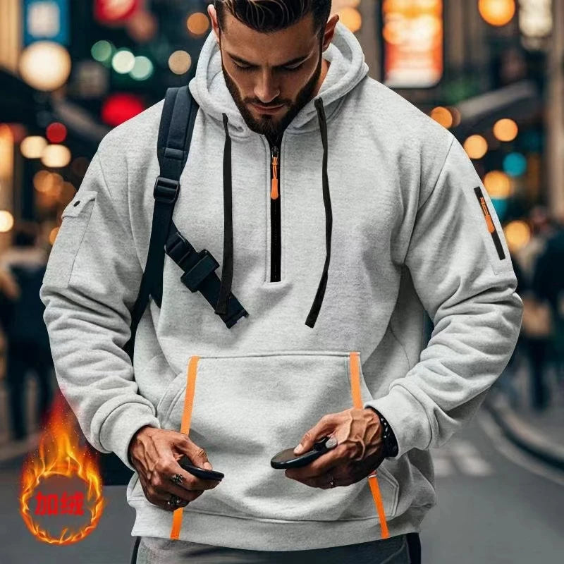 New Mens Tracksuits 2025 Men Sets Sweatshirt+sweatpants Tracksuit Zipper Stand Collar Sports Suit Jogging Fitness Men Clothing