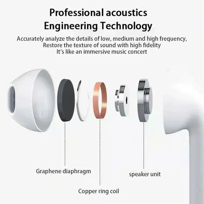Pro 6 TWS Bluetooth Earphones High quality gaming headset Wireless Noise Cancelling Headset with Mic Earbuds for iPhone Android