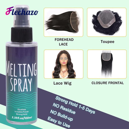 Lace Melting And Holding Spray For Glueless Wig 100ml Wig Spray Edge Control Hairline Protect Wig Glue Spray Lace Melting Spray