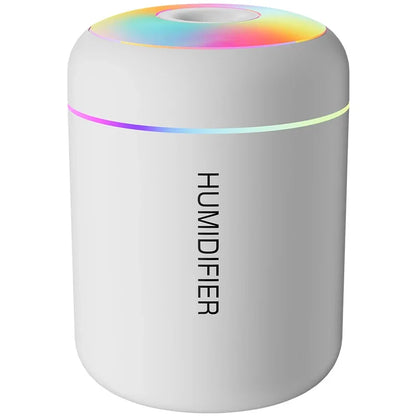 180ML Mini Air Humidifier USB Electric Aroma Diffuser Essential Oil Mist Maker Lights For Car Home Bedroom