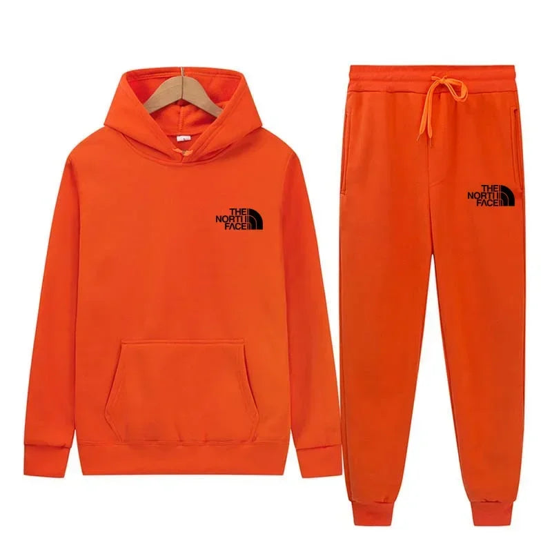 2025 Autumn New print Men's Women Fashion Casual Tracksuits Outdoor Fitness Jogging Hooded Sets Sports Luxury Hoodie+Pants Suit